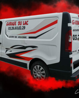 Kit de Marquage Utilitaire "Dynamique Sport" - Personnalisation Automobile