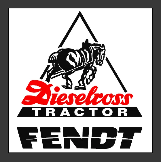 Sticker Personnalisé Style Rétro « Dieselross » – Vinyle Haute Résistance