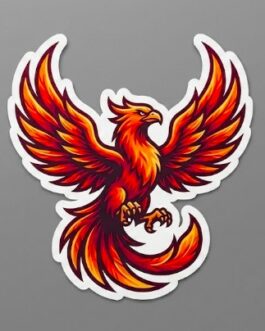 Sticker Premium « Phénix Écarlate »