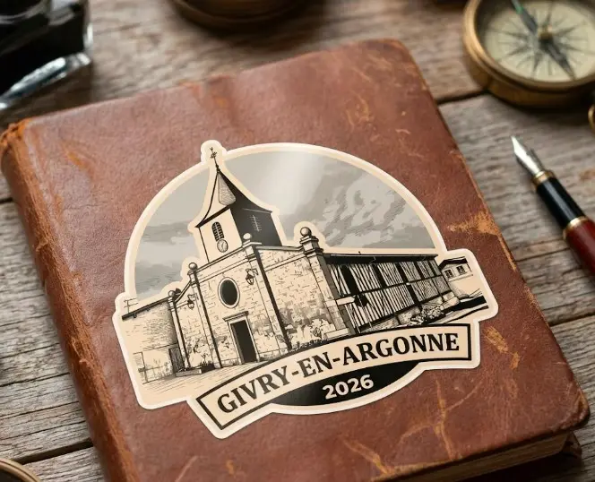 Sticker « Givry-en-Argonne » – Édition 2026 – Image 2