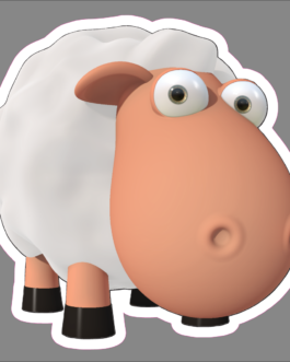 Sticker Mouton – Édition "Ctrl-Alt-Test" #03 (Demoscene)