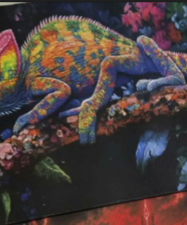 Tapis de souris personnalisé - Collection "Caméléon Multicolore"
