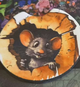 Dessous de Verre Rond Personnalisable