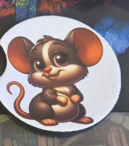 Dessous de Verre Rond collection souris