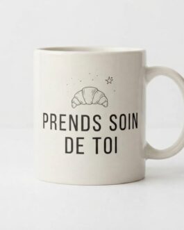 Mug en céramique « Prends soin de toi »