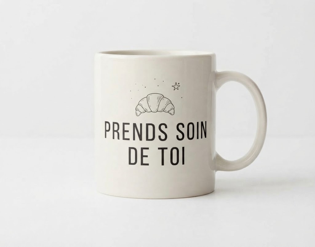 Mug en céramique « Prends soin de toi »