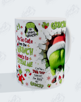 Mug Personnalisé "Grinch Noël Humour"