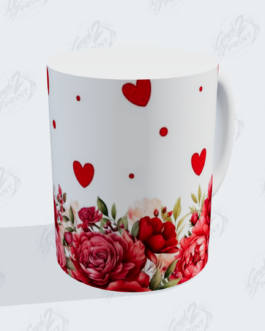 Mug Personnalisé "Romantisme & Roses Rouges"